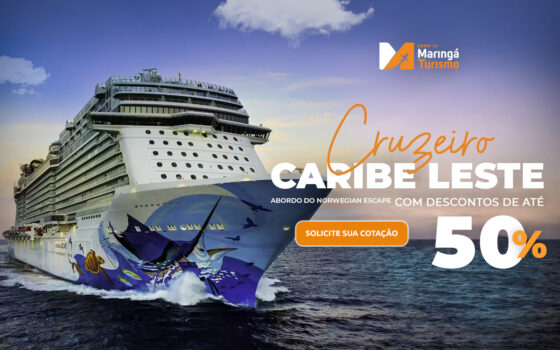 Cruzeiro Caribe Leste | 50% de desconto! All Inclusive!